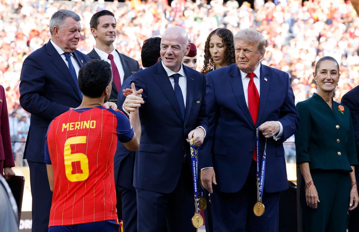 Gianni Infantino and Donald Trump