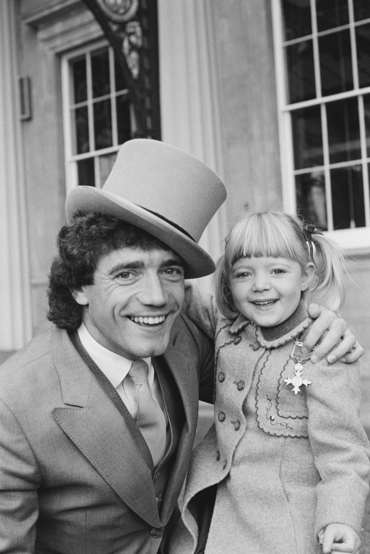 Kevin Keegan receiving his OBE in 1982.