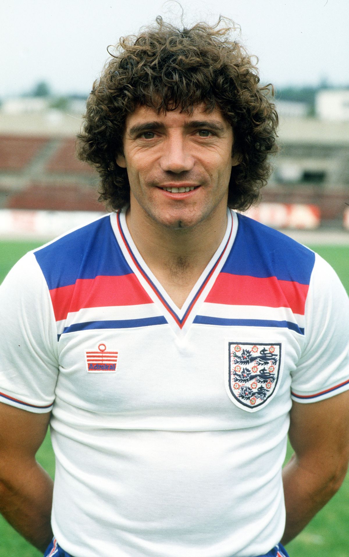 Kevin Keegan, who has died, in his playing days with England in 1982