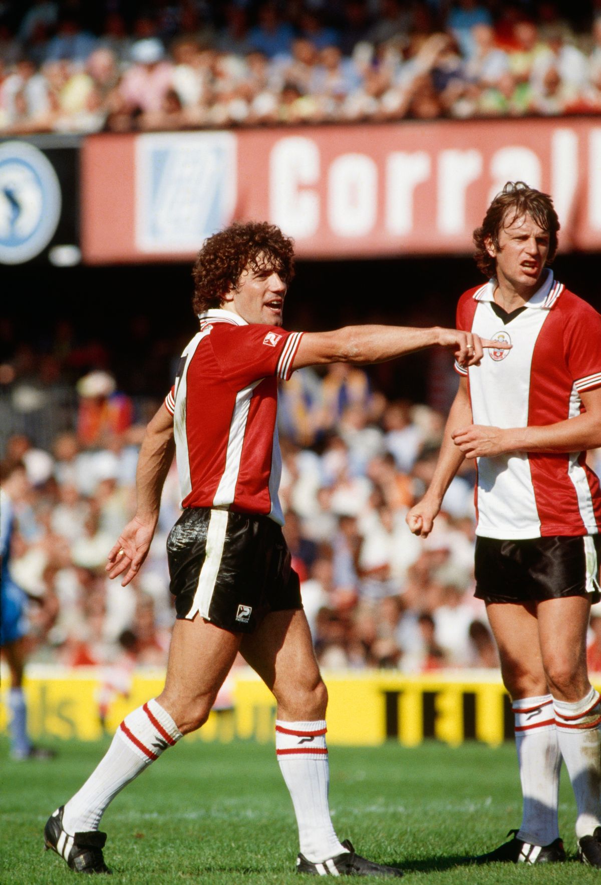 Kevin Keegan and Mick Channon: teammates at Southampton