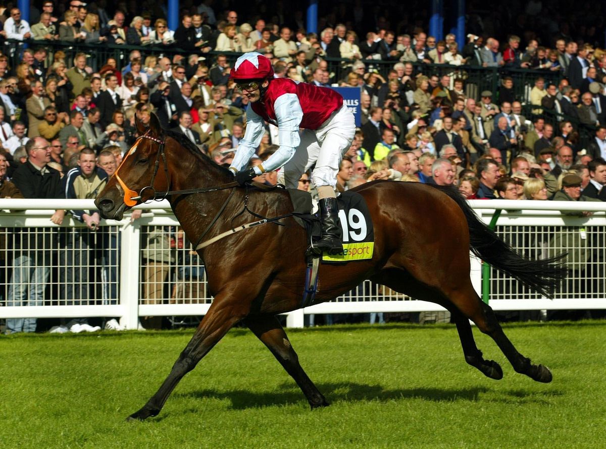 Funfair Wane: winning the 2004 Ayr Gold Cup