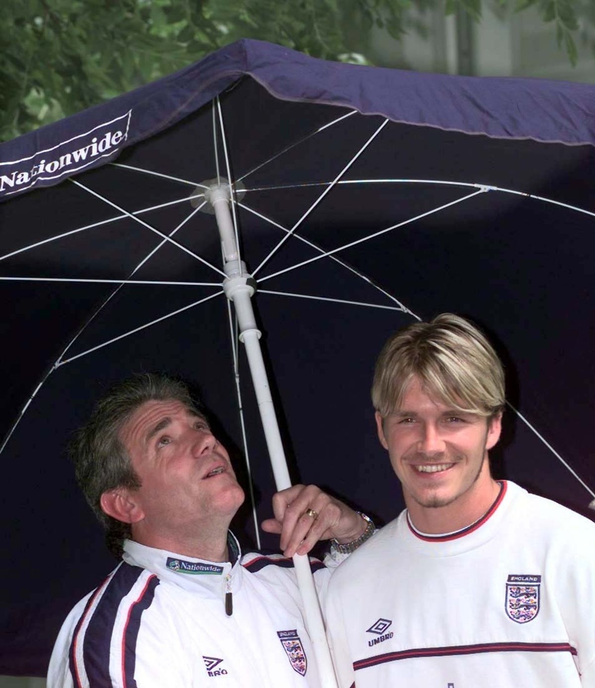 Kevin Keegan and David Beckham