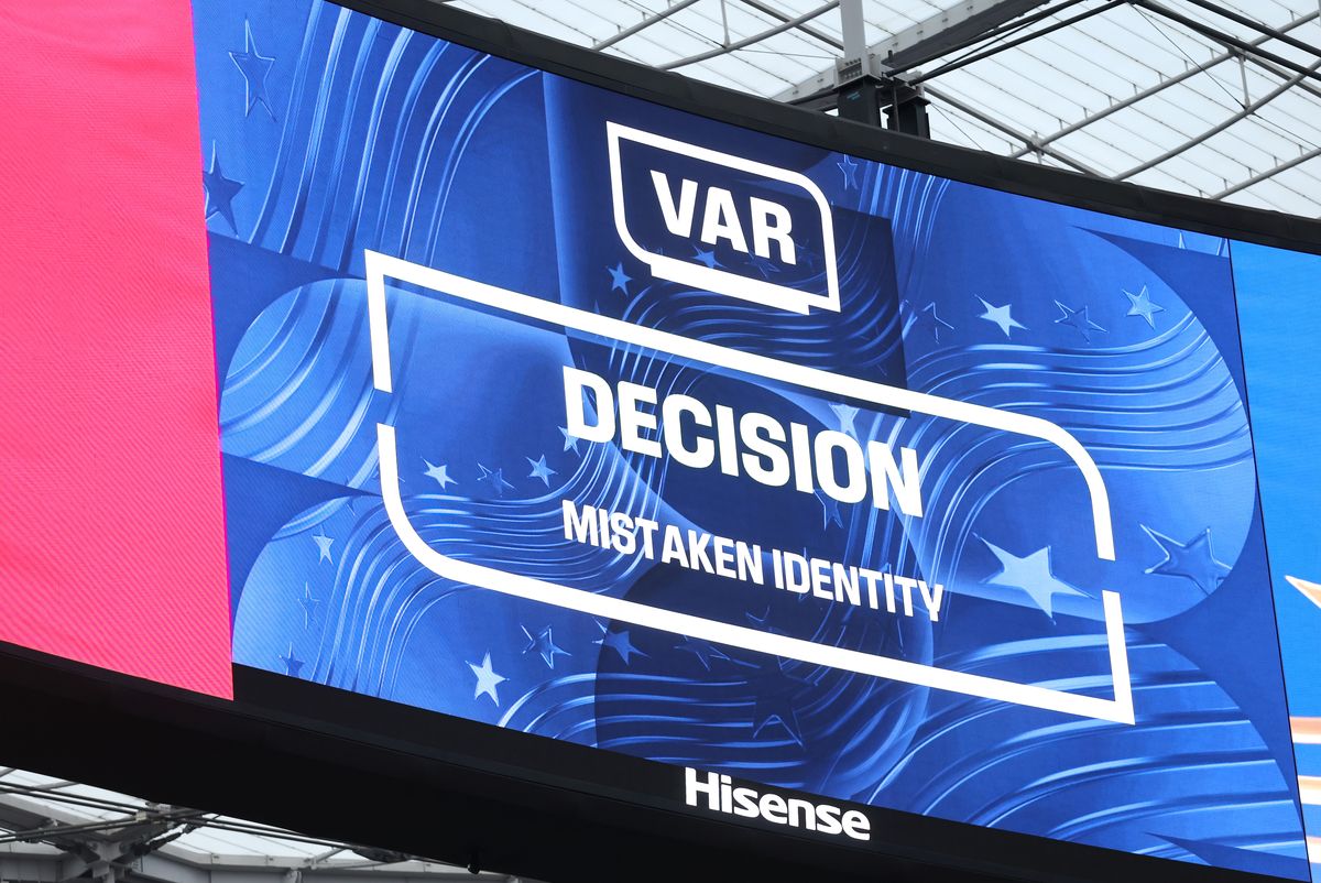 VAR intervened for mistaken identity for the first time in history following a recent FIFA rule change.