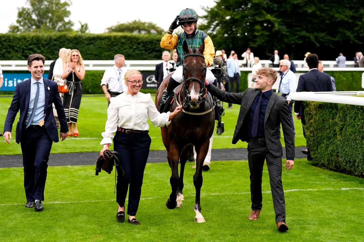 Hollie Doyle on Witness Stand with Jamie Insole (left): struck in the Lennox Stakes