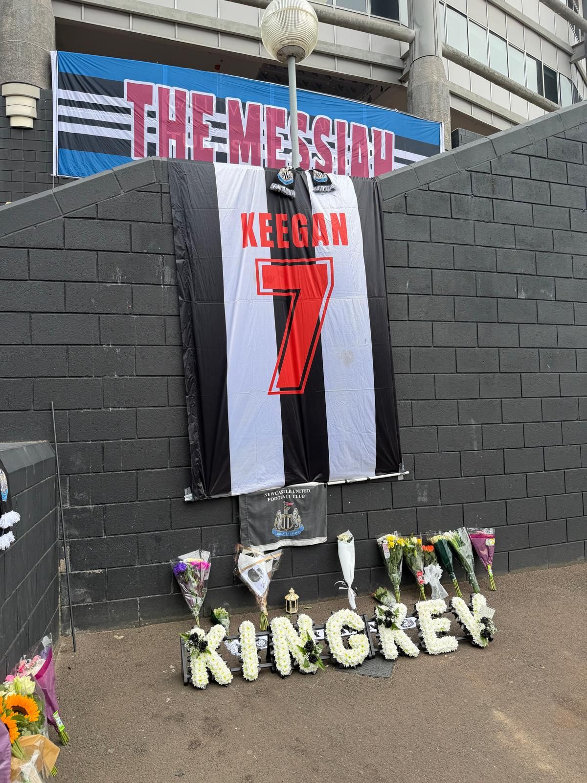 Kevin Keegan tributes at St James' Park