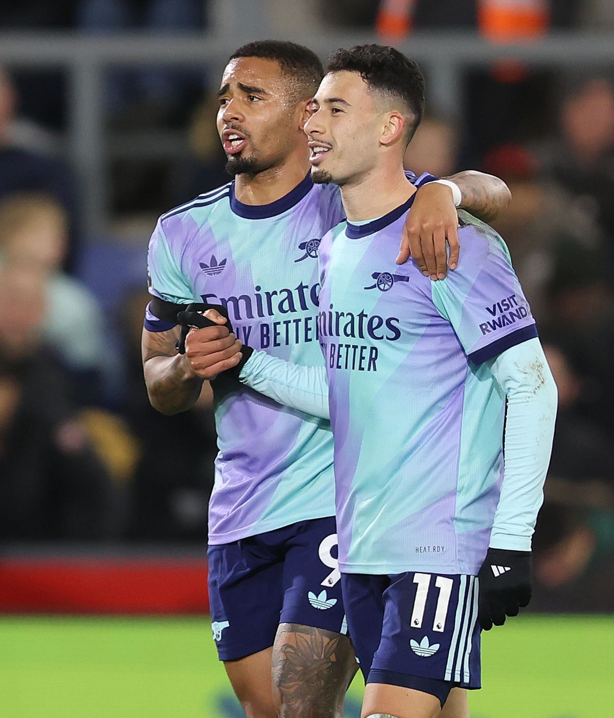 Gabriel Martinelli and Gabriel Jesus.