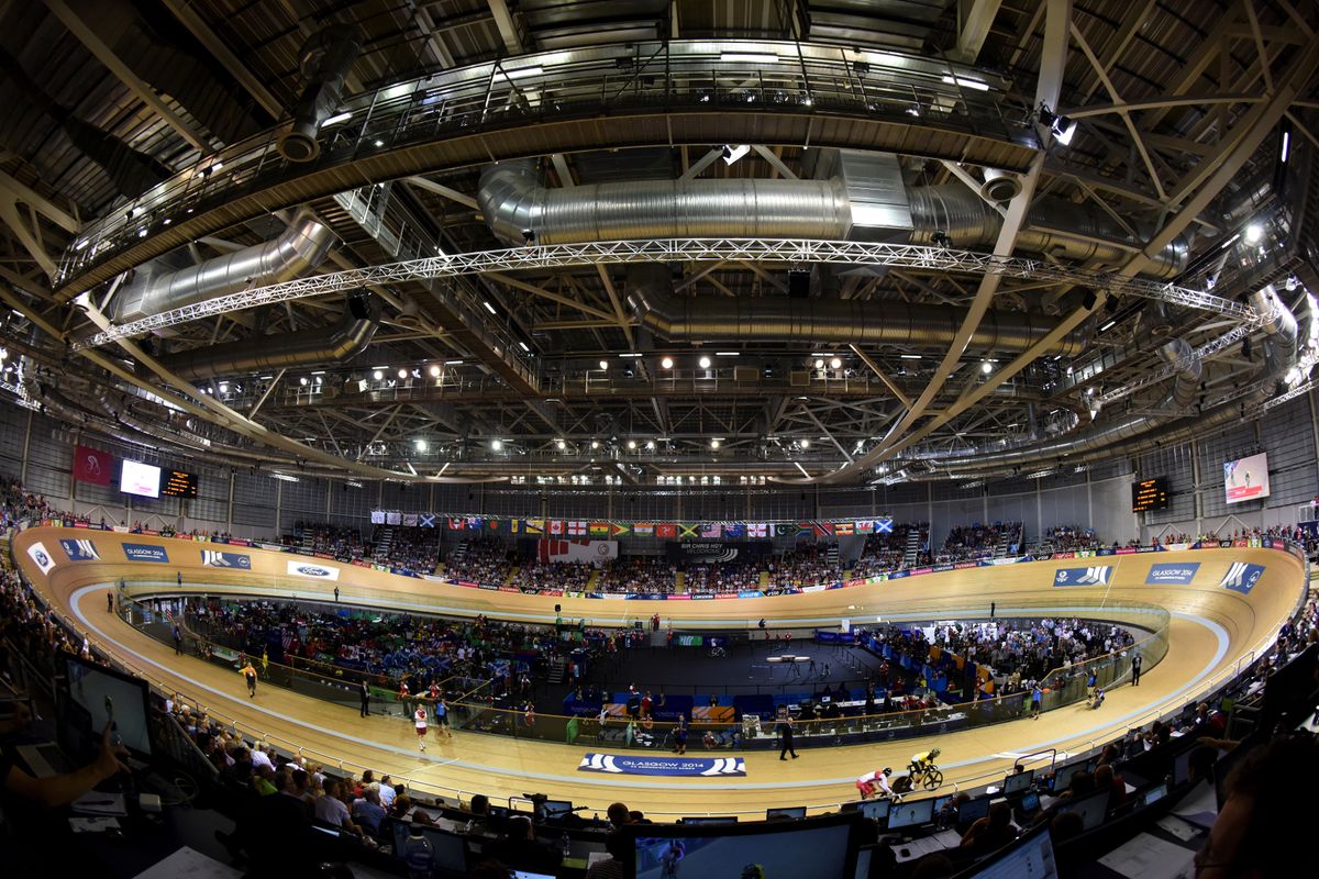 Sir Chris Hoy Velodrome. One of the Commonwealth Games venues