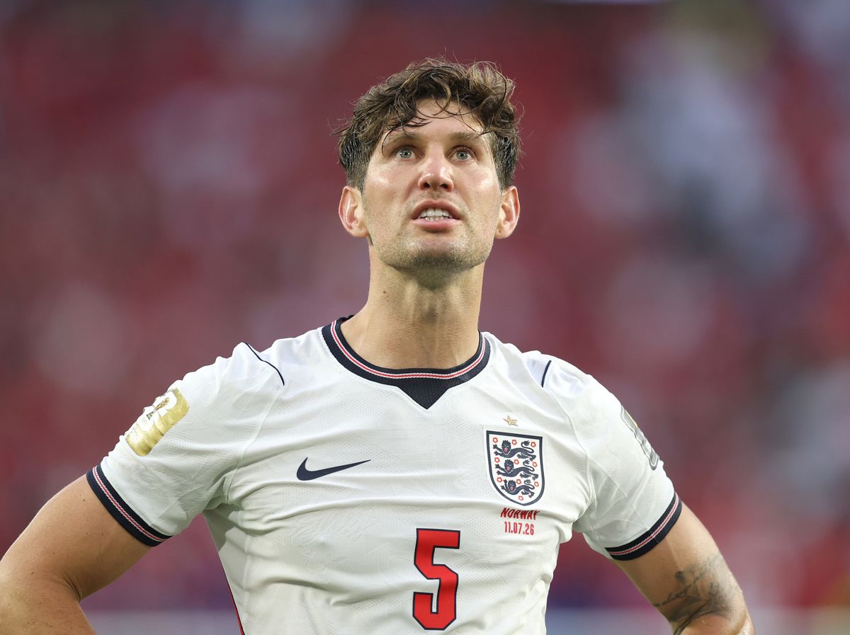 England's John Stones at the end of the match during the FIFA World Cup 2026 Quarter Final match between Norway and England at Miami Stadium on July 11, 2026 in Miami Gardens, Florida.