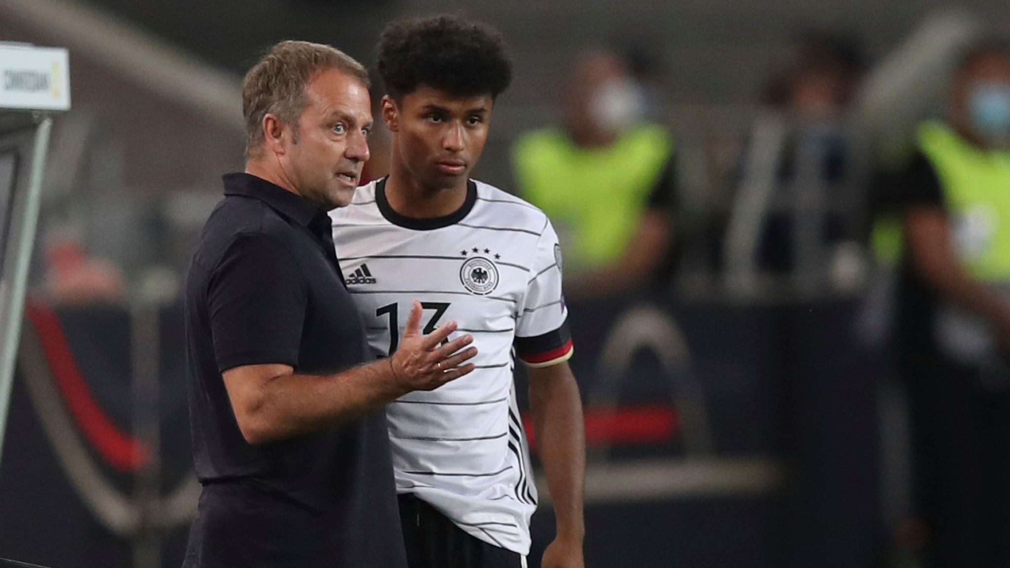 Hansi Flick gave Karim Adeyemi his Germany debut in 2021