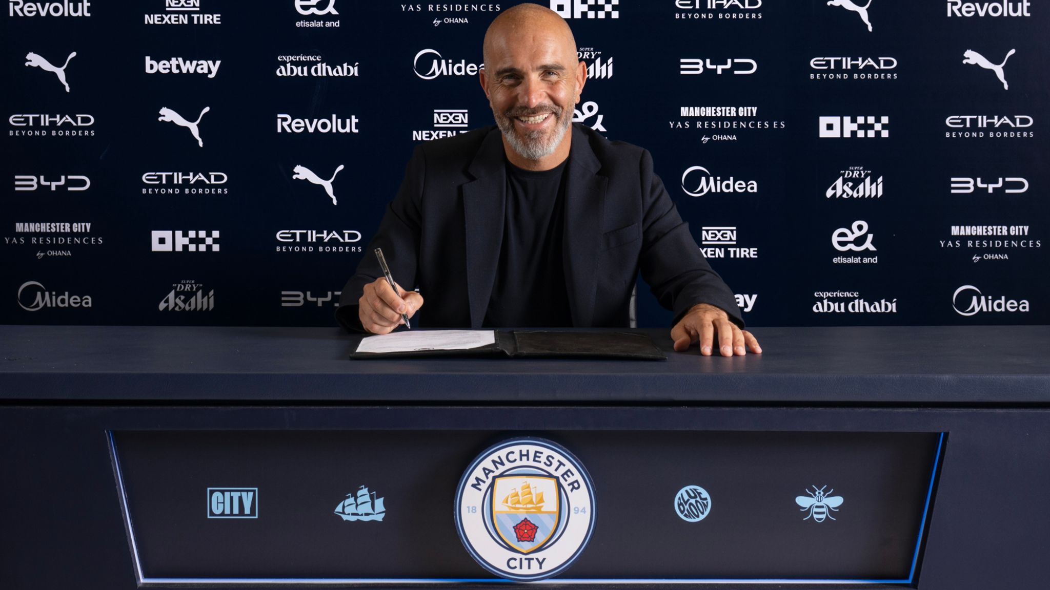 Enzo Maresca has signed a three-year deal at Man City