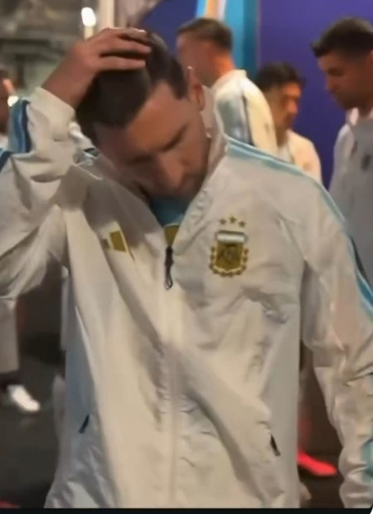 Lionel Messi hinted at a pre-match issue for Argentina during the speech to his team-mates before the World Cup final 