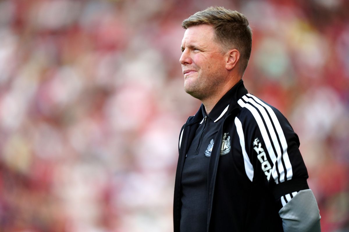 Eddie Howe looks