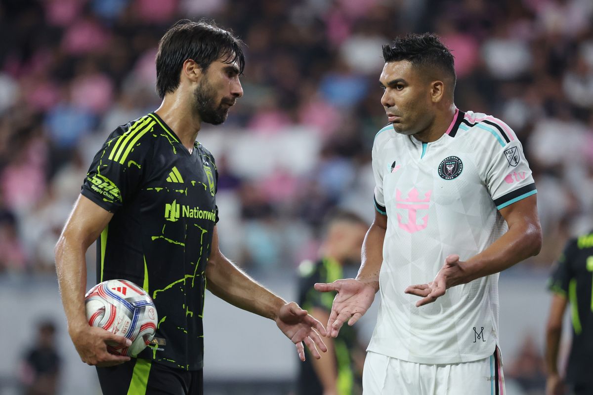 Casemiro scored an own goal in Inter Miami's draw with Columbus Crew.