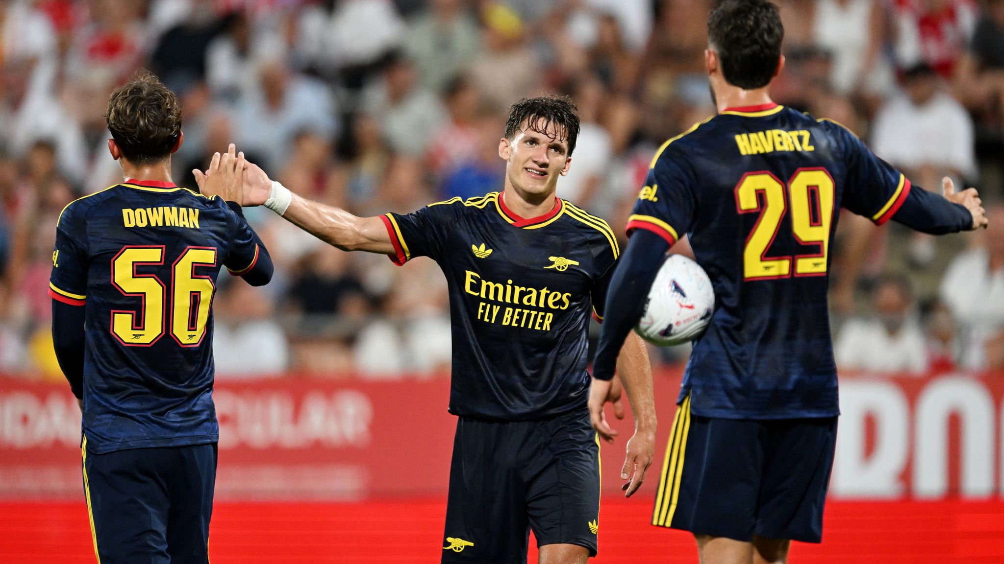 Tzolis impressed on his Arsenal debut after signing from Club Brugge for £34m