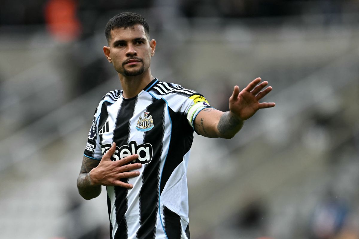 Bruno Guimaraes at Newcastle vs Bournemouth in 2026