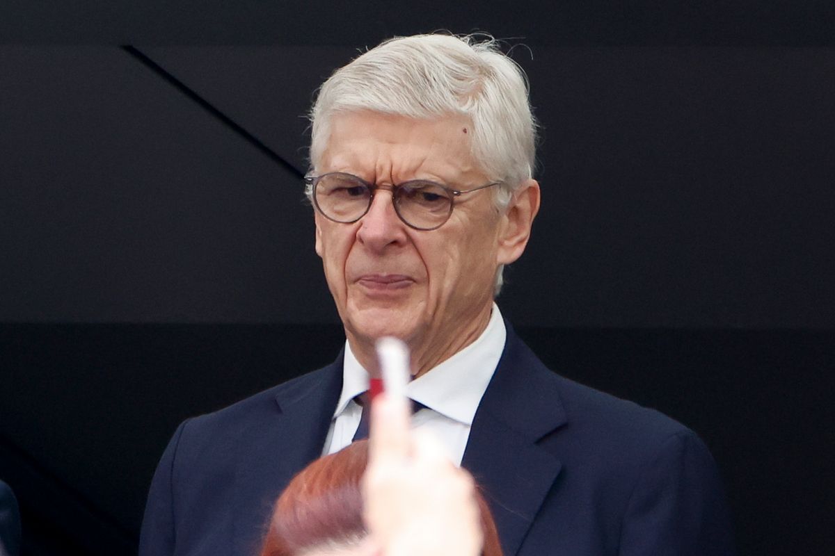 EAST RUTHERFORD, NEW JERSEY - JULY 5: Arsene Wenger attends the FIFA World Cup 2026 Round Of 16 football match between Brazil and Norway at New York New Jersey Stadium on July 5, 2026 in East Rutherford, New Jersey. (Photo by Jean Catuffe/Getty Images)