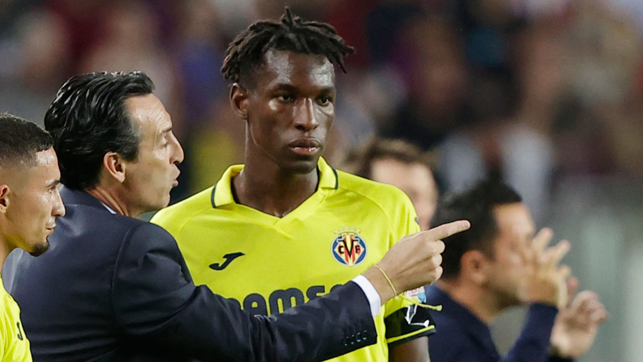 Unai Emery coached Nicolas Jackson during their time together at Villarreal