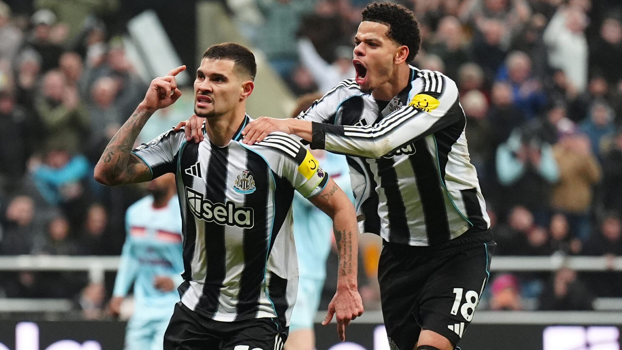 Bruno Guimaraes joined Newcastle from Lyon for £40m in 2022