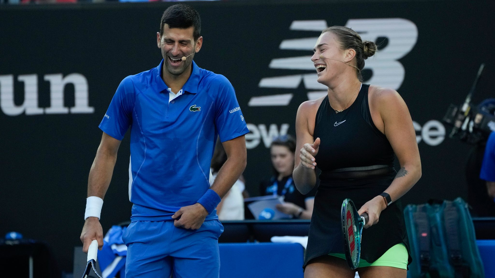 Novak Djokovic and Aryna Sabalenka will team up for the mixed doubles