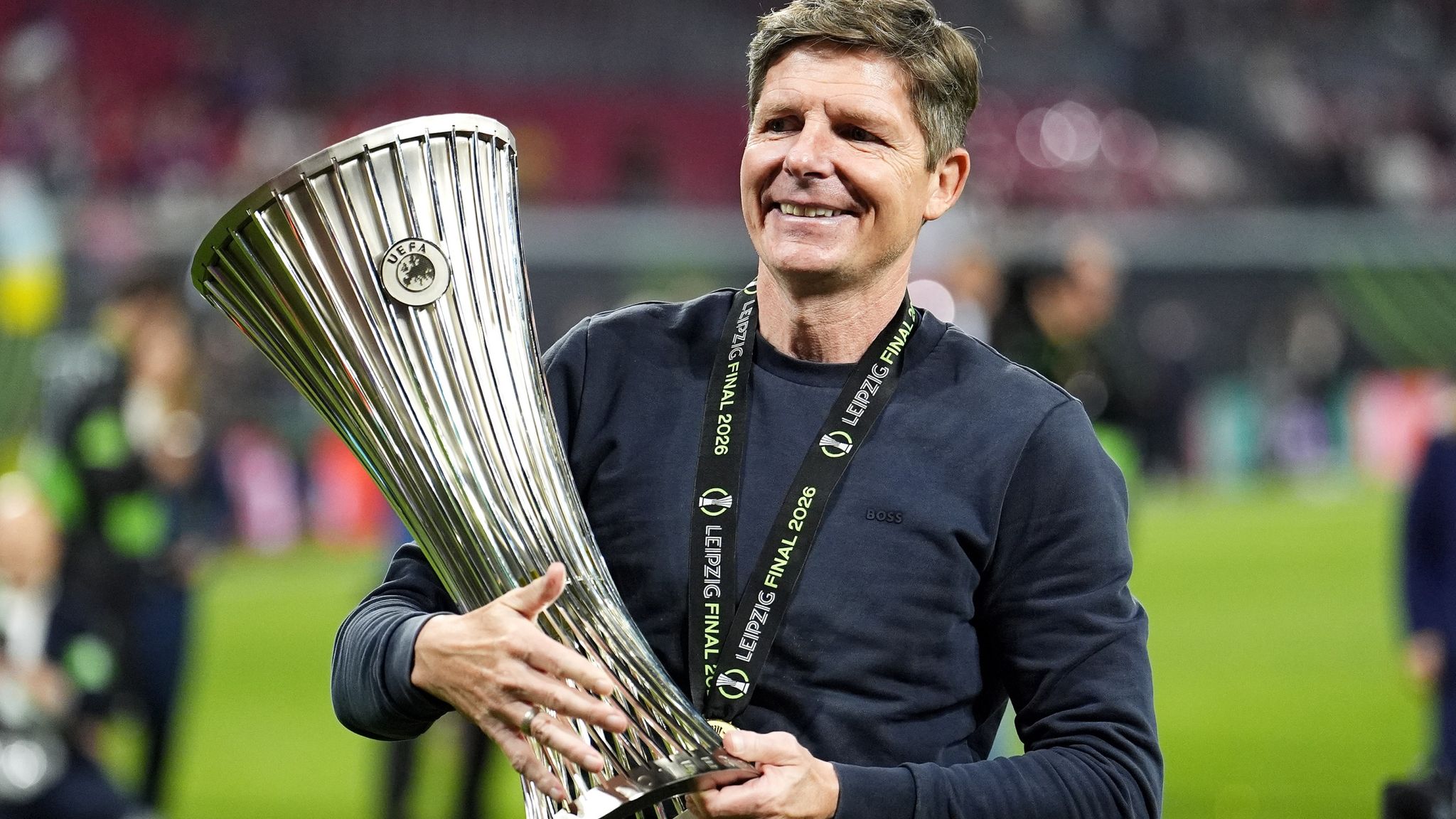 Oliver Glasner steered Crystal Palace to Conference League trophy success last season