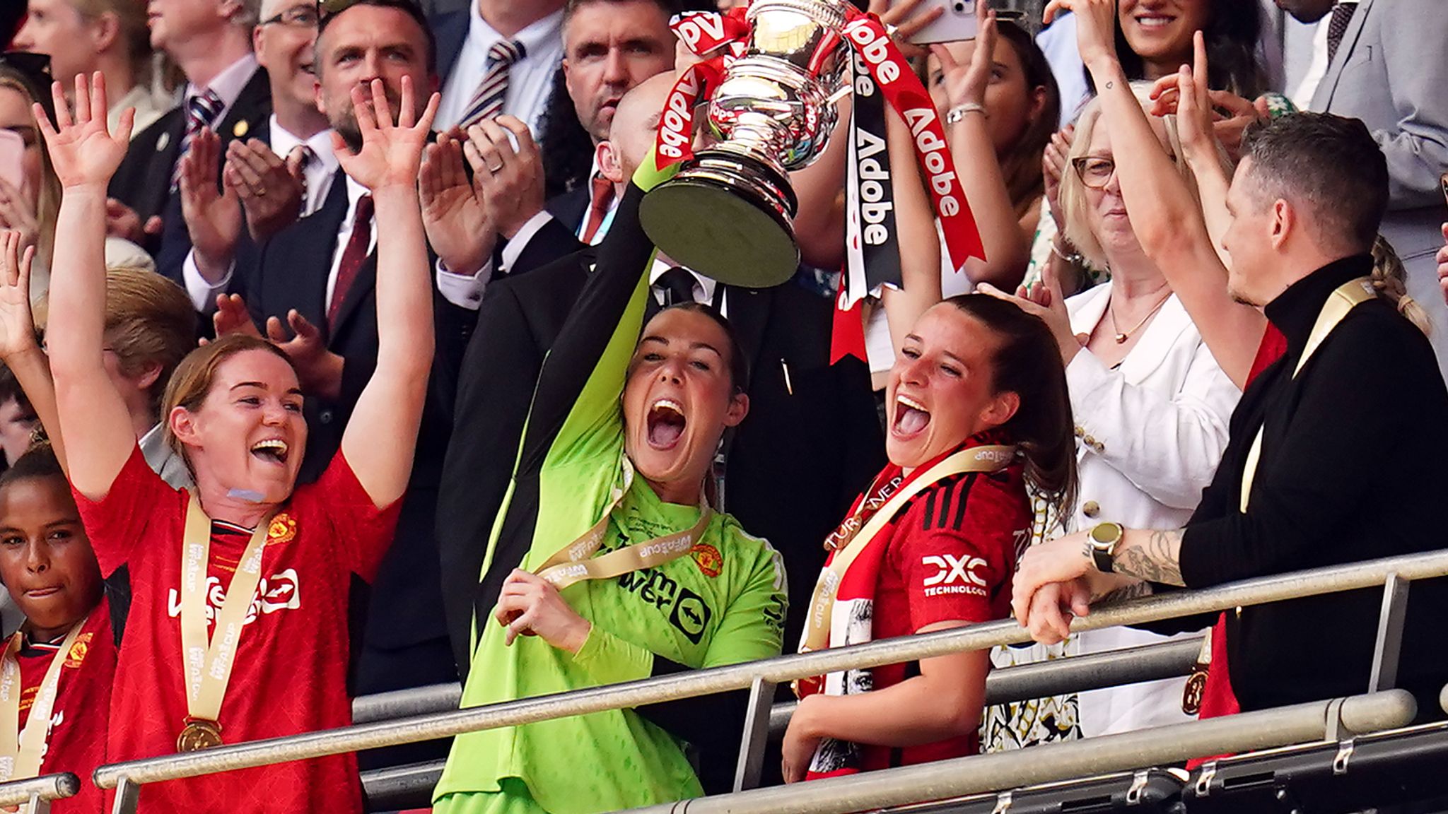 Mary Earps won the FA Cup with Man Utd in 2023