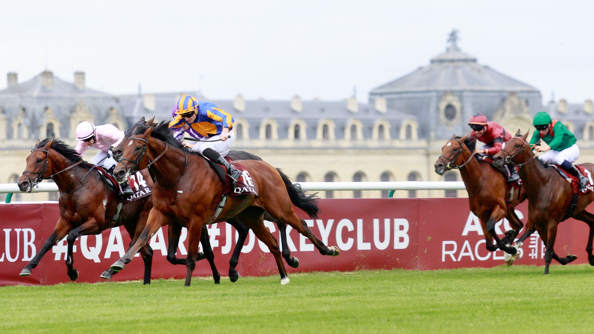 Constitution River wins the Qatar Prix du Jockey Club