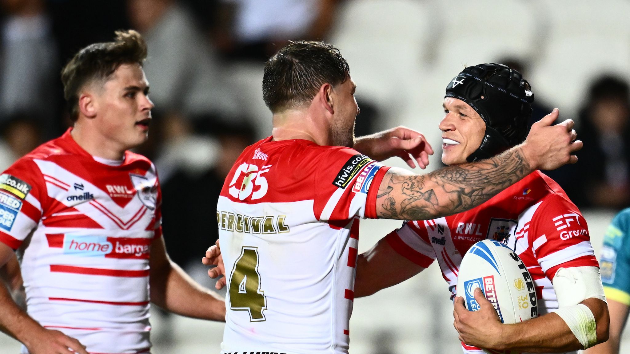 It was a fitting farewell for Jonny Lomax and Mark Percival at St Helens