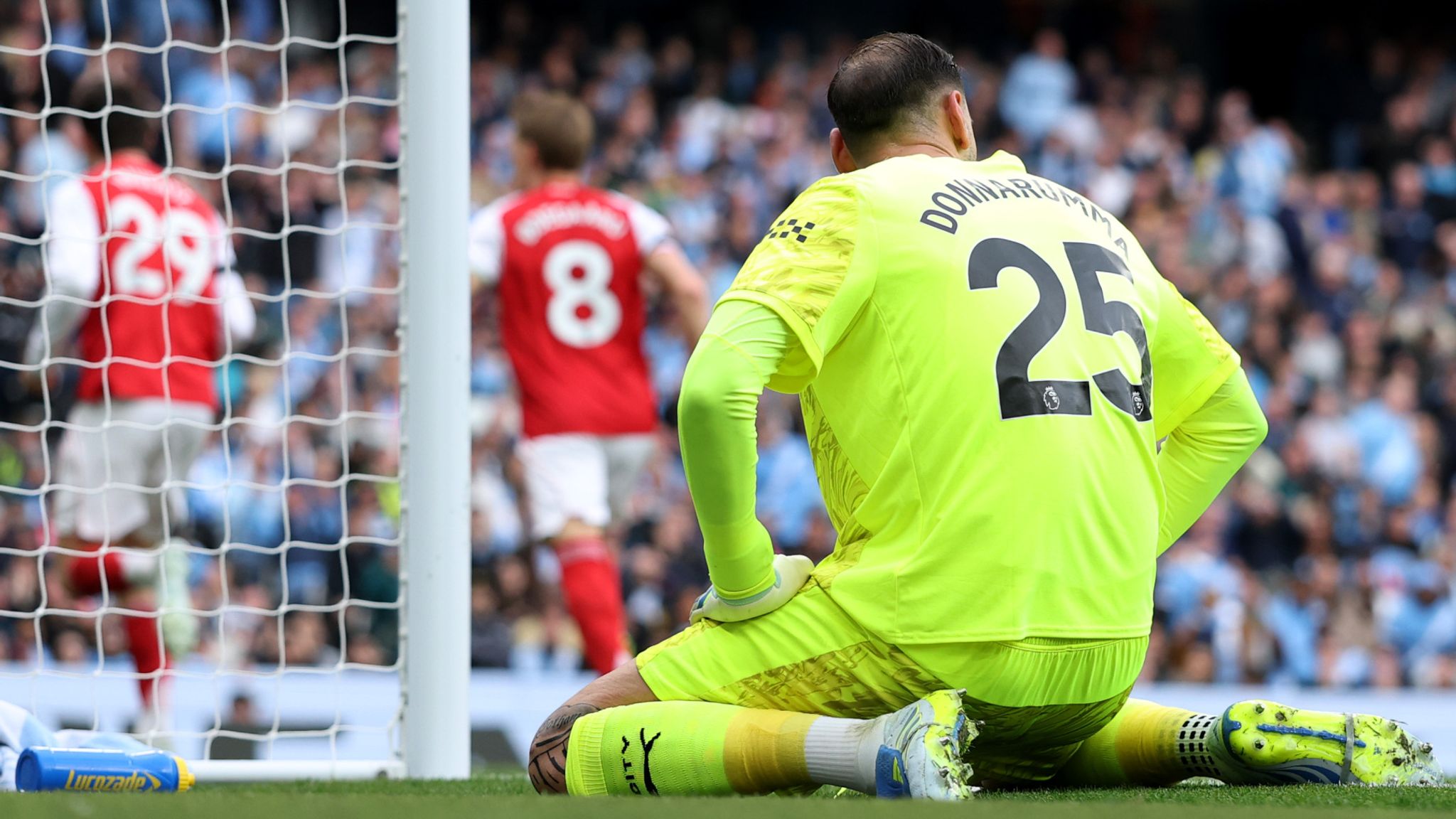 Donnarumma missed out on the league title to Arsenal