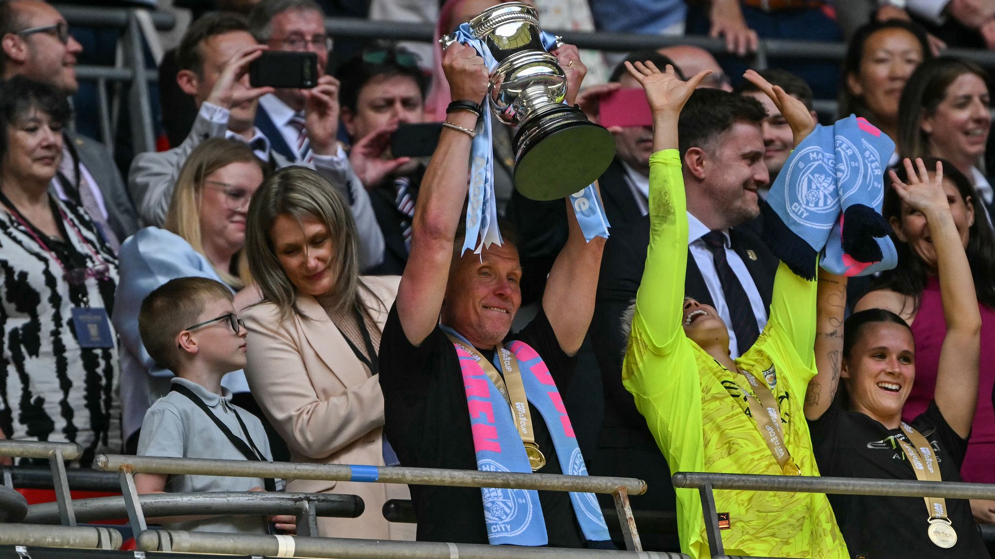 Andree Jeglertz guided Man City to a domestic double in his first season in charge
