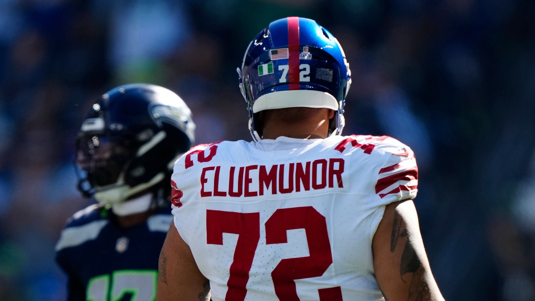 Eluemunor, an Arsenal fan, discovered the NFL by watching the first ever London game on television