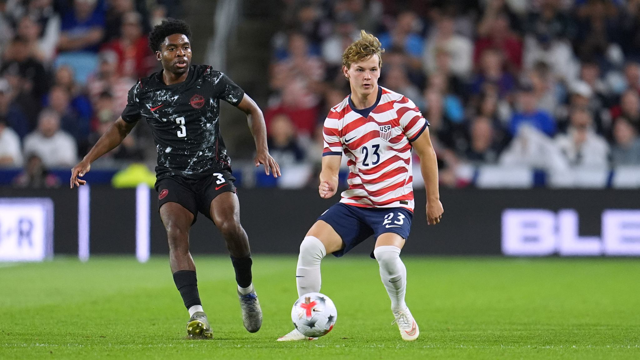 Campbell made his debut for the United States against Canada on Tuesday