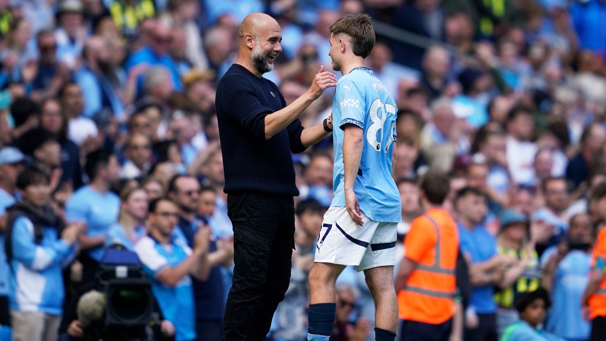 McAtee has been praised in the past by Pep Guardiola