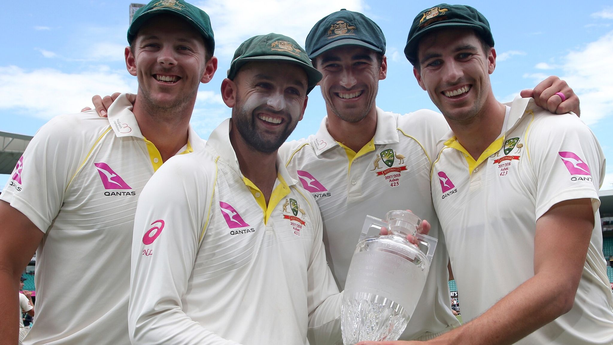 Will Josh Hazlewood, Nathan Lyon, Mitchell Starc and Pat Cummins hang around long enough to play in another Ashes next summer?
