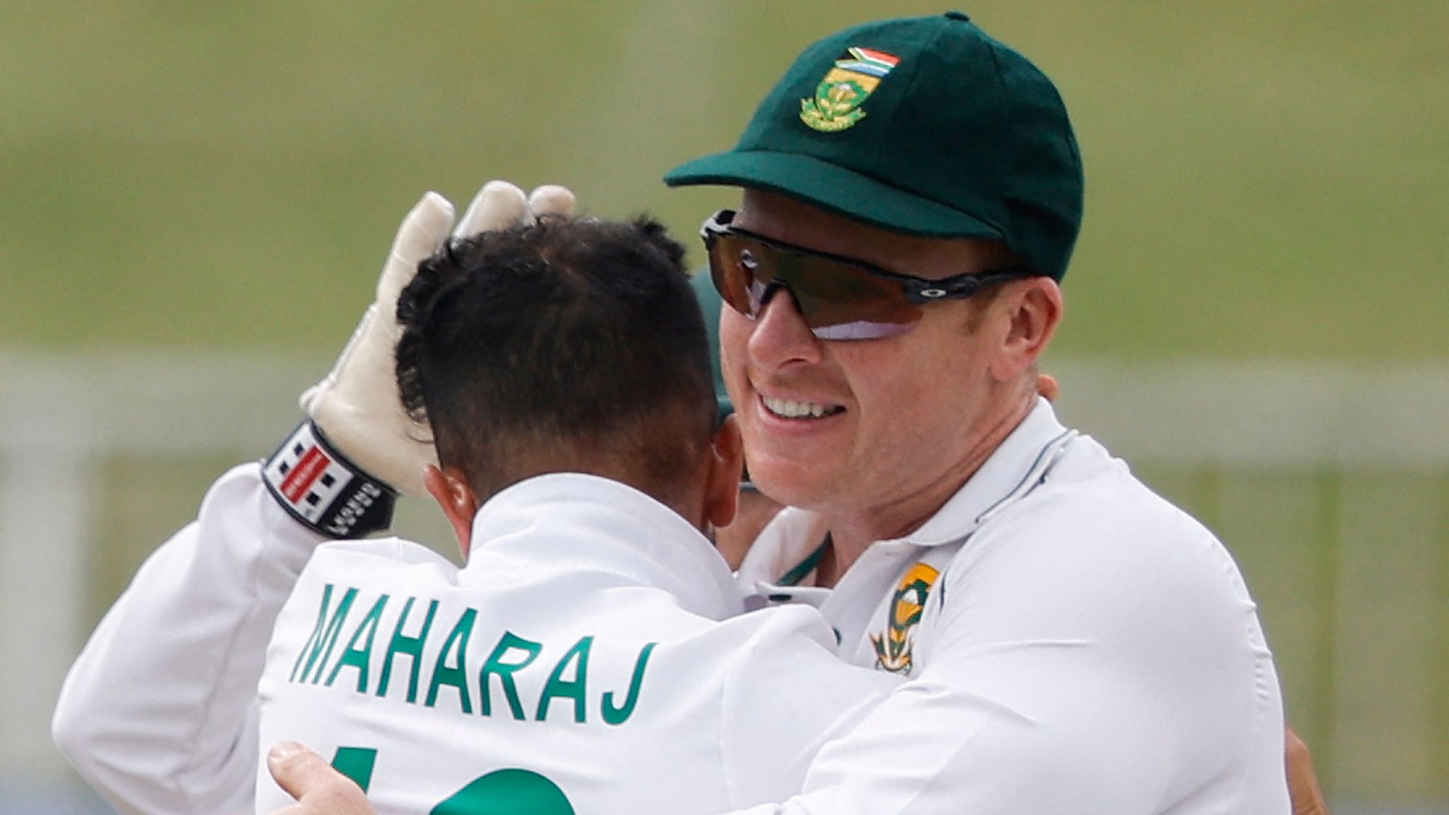 South Africa spin twins Keshav Maharaj and Simon Harmer struggled to make an impact on the first Test
