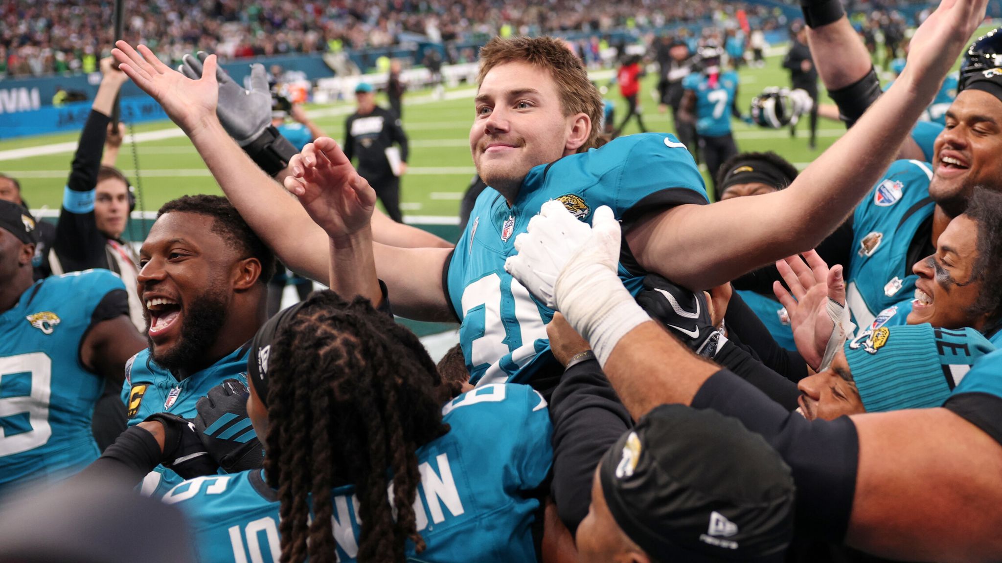 Jacksonville Jaguars kicker Cam Little scored a game-winner as time expired