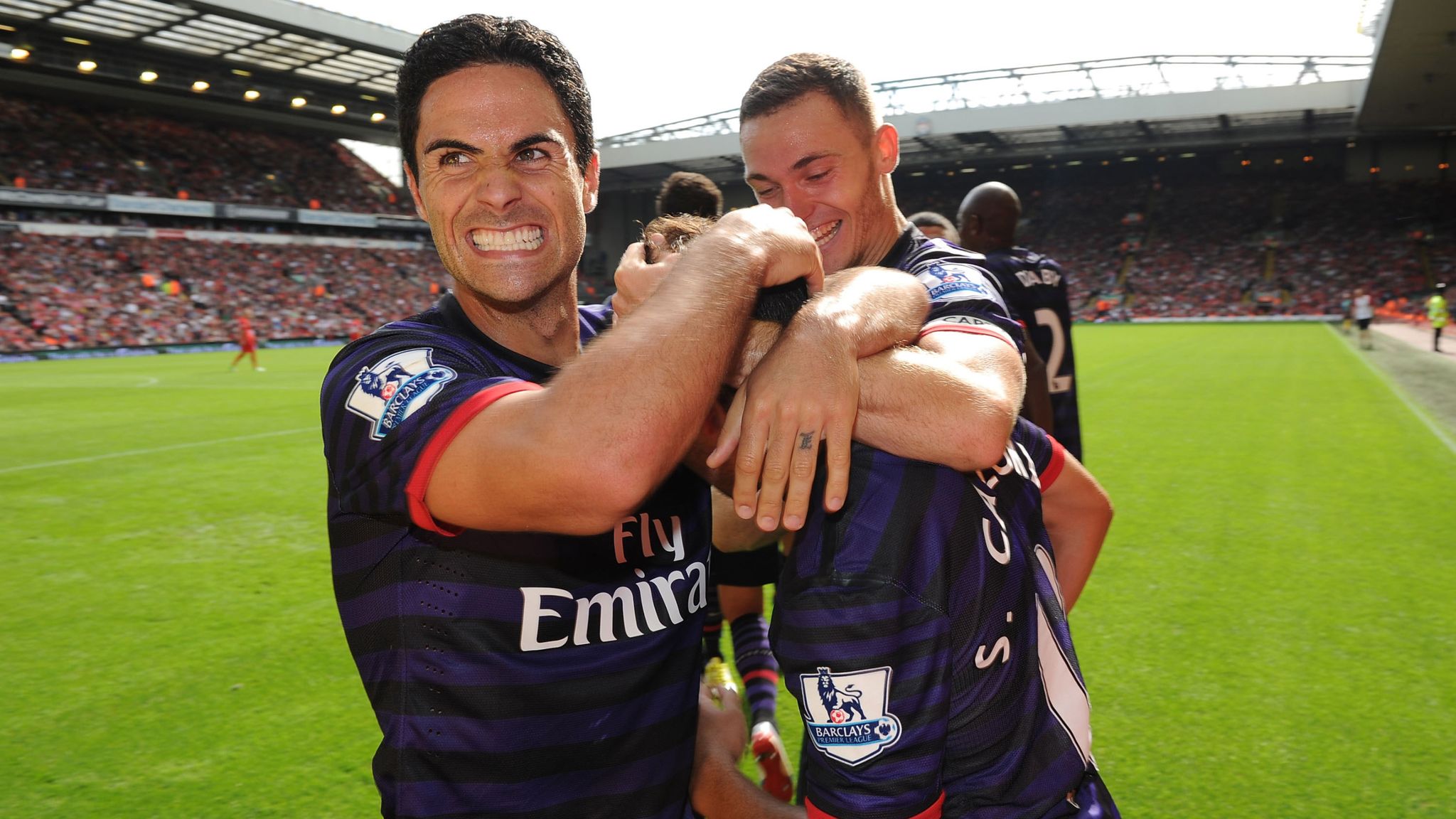 Mikel Arteta was an Arsenal player the last time they won at Anfield back in September 2012