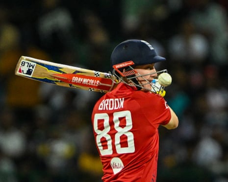 England captain Harry Brook plays a shot during match against Sri Lanka in Kandy