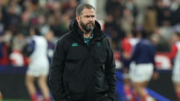 Andy Farrell in the Stade de France