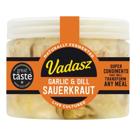 Vadasz Raw Garlic & Dill Sauerkraut 400G