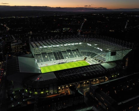 A view of St James’ Park in Newcastle
