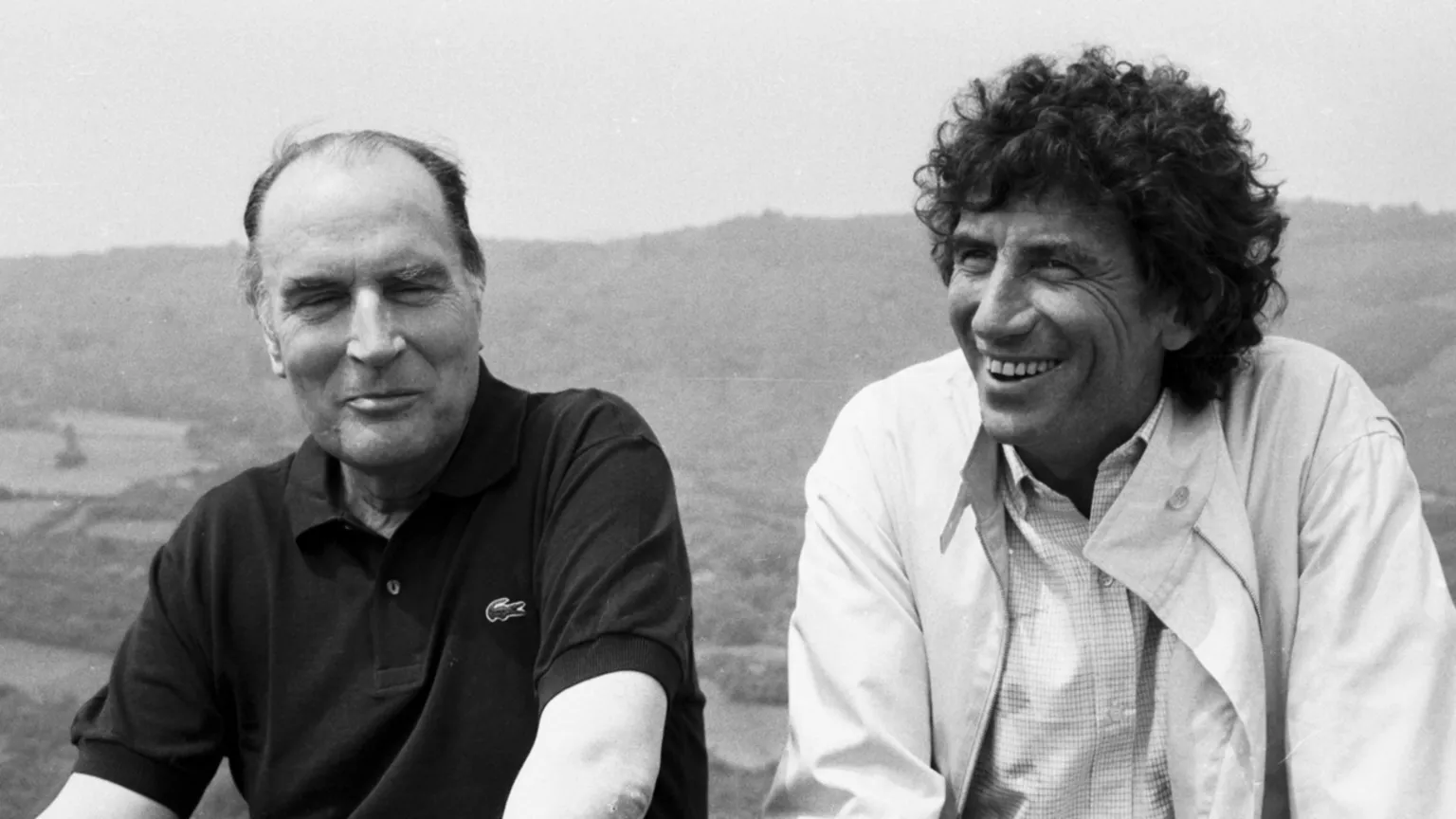 AFP via François Mitterrand and Jack Lang during a country walk in 1982
