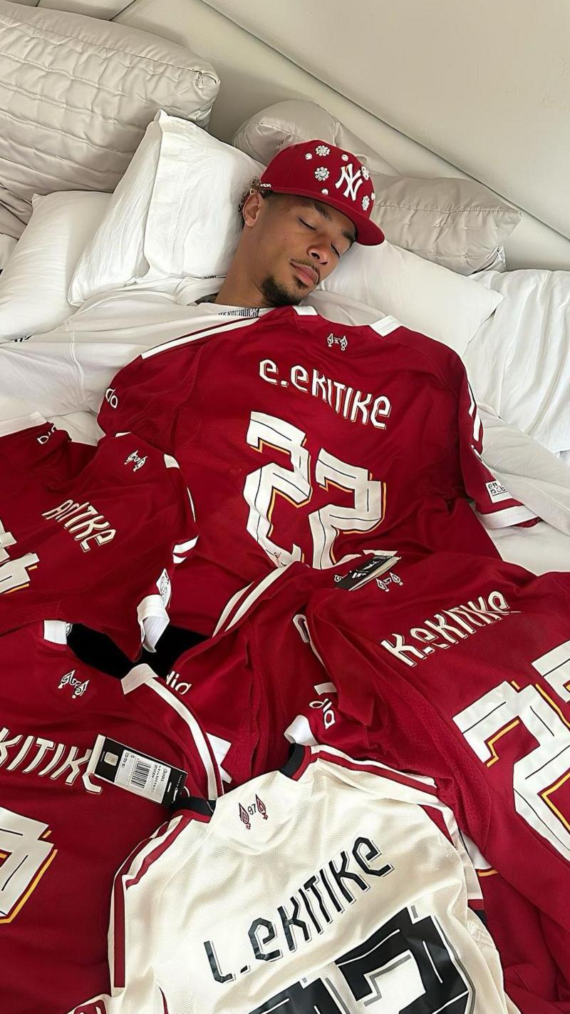 An example of Hugo Ekitike's Instagram dumps