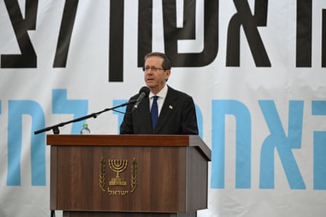 Israel's president Isaac Herzog
