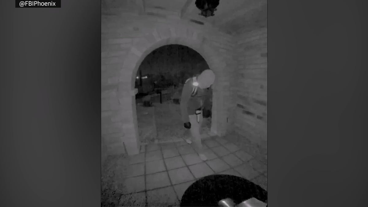 Door-camera video shows individual appear to tamper with the camera at Nancy Guthrie's front door – video