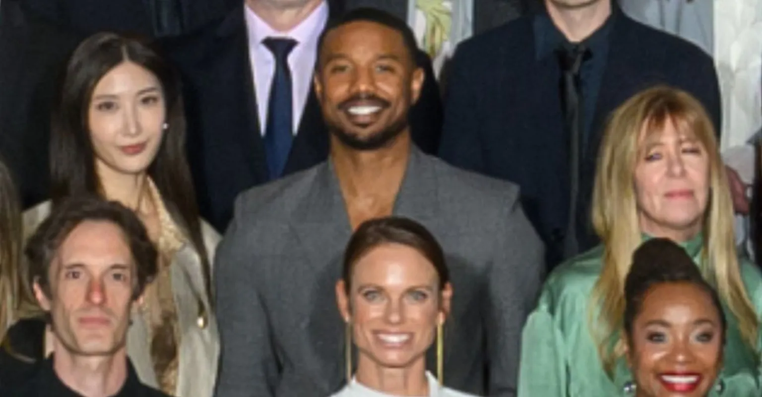 AMPAS Michael B Jordan in the Oscars class photo