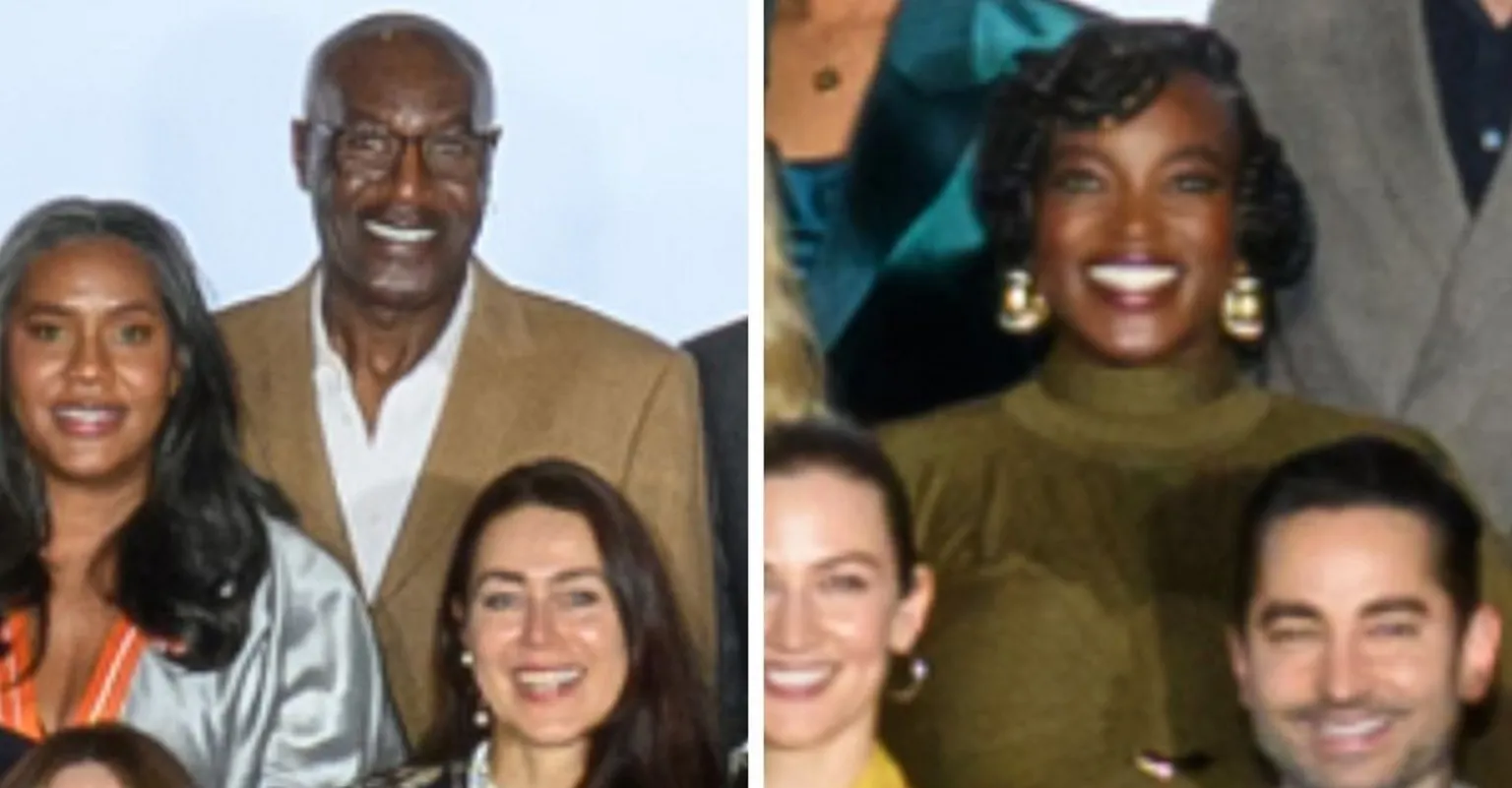 AMPAS Delroy Lindo and Wunmi Mosaku in the Oscars class photo