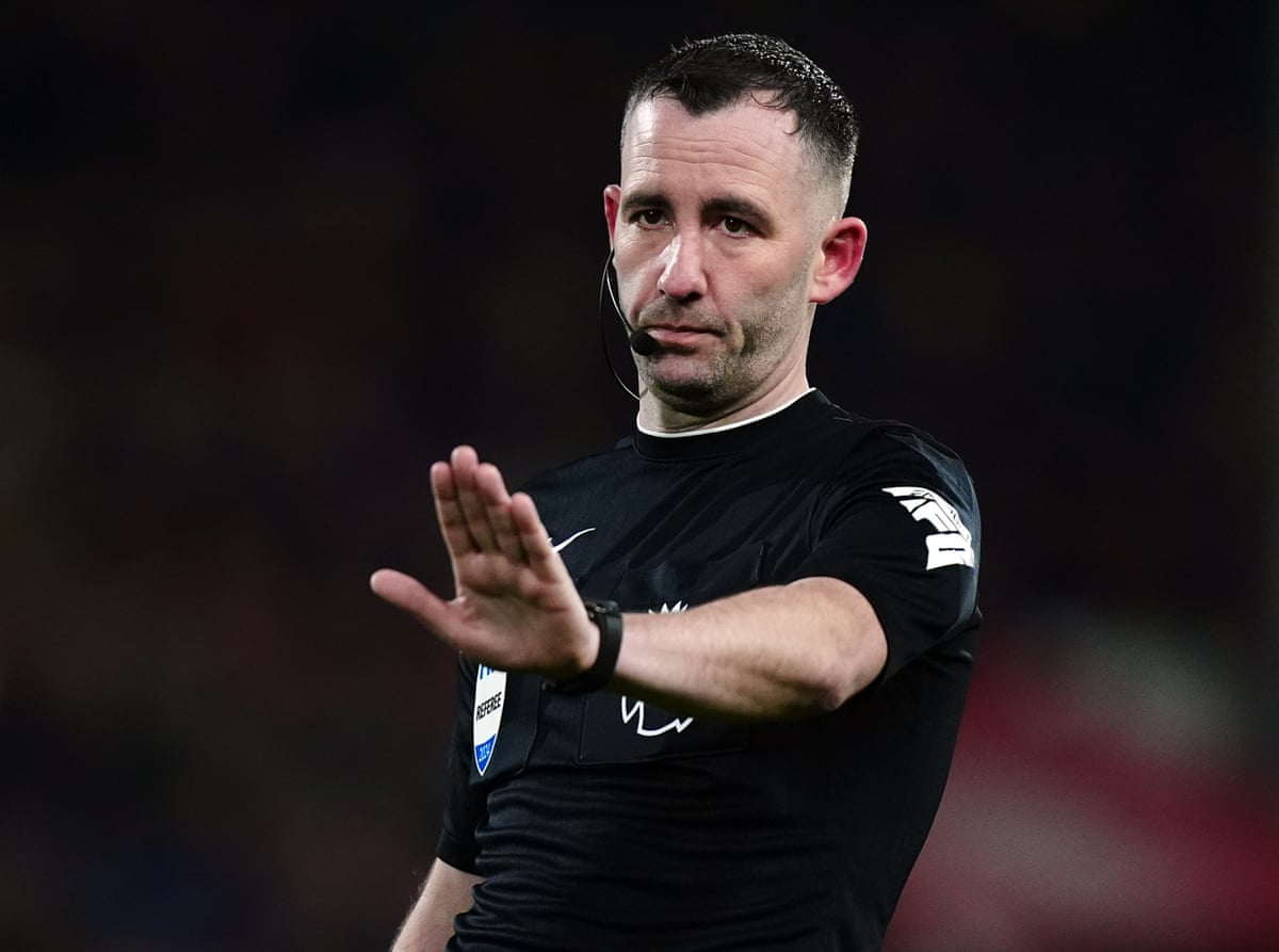 Chris Kavanagh leads this evening’s team of match officials at Villa Park.