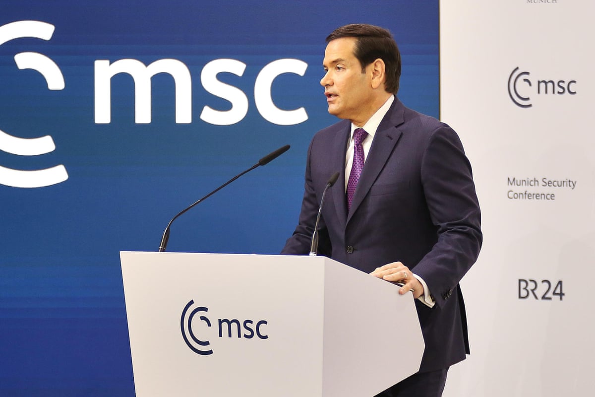 Marco Rubio said the US would remain forever tied to Europe even as it pushes for changes in the relationship and the institutions that have been the bulwark of the post second world war world order.