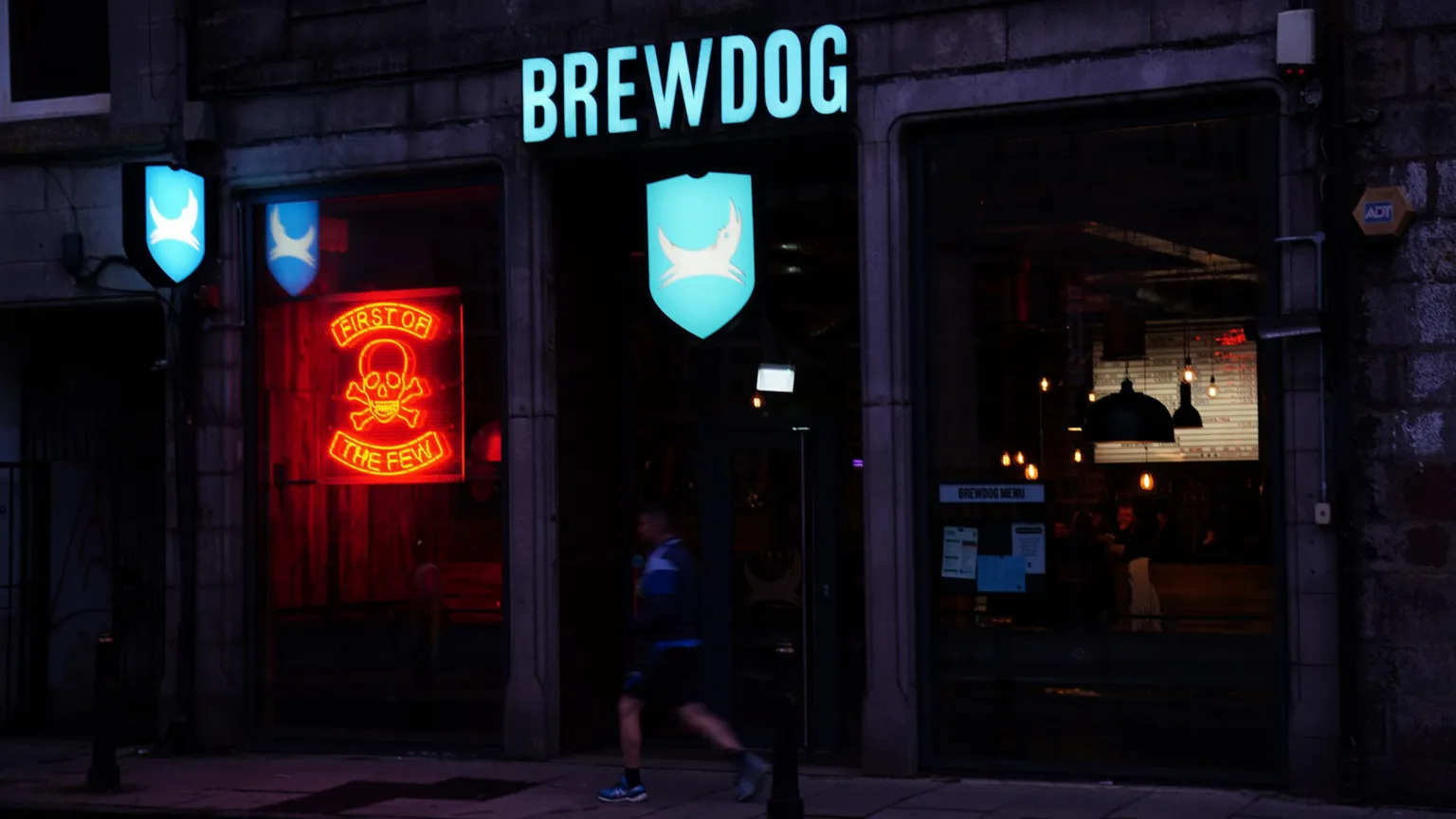 A Brewdog bar in the Gallowgate area of Aberdeen.