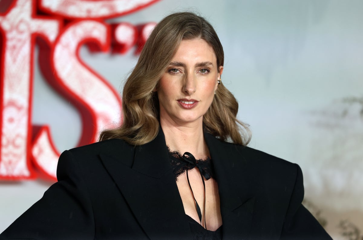Bradford-born Jessica Knappett, who plays Mrs Burton in Wuthering Heights, at the film’s UK premiere in Leicester Square on 5 February.